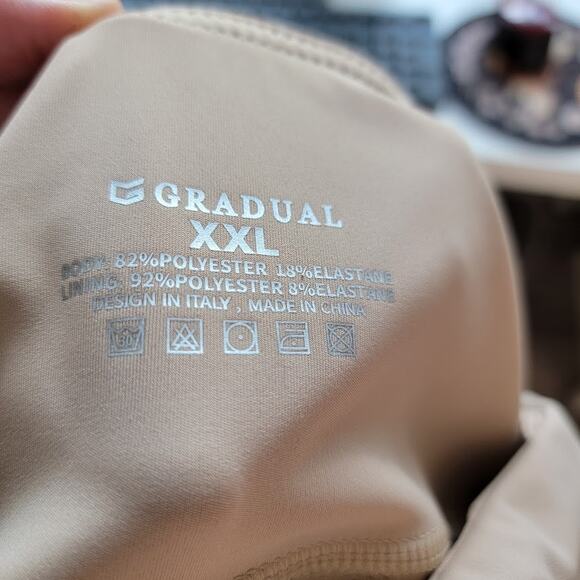 Skort Size XXL Zip Pockets Athletic Outdoor Travel Utility Skirt G Gradual - Picture 3 of 10